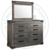 Wormy Maple Gastown High Dresser 18.5''D x 60.5''W x 44.5''H With 8 Drawers