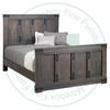 Wormy Maple Gastown King Bed Complete With High Footboard Headboard 58'' Footboard 32''