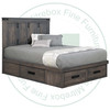 Wormy Maple Gastown 4 Drawer King Condo Bed