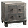 Wormy Maple Barrelworks Night Stand With Power Management With 2 Drawers