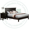 Wormy Maple Brooklyn Double Bed With a Wraparound Footboard
