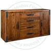 Wormy Maple Union Station Sideboard  18.5''D x 68.5''W x 39.5''H