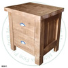Wormy Maple Frontier Nightstand 24''W x 26''H x 18.5''D