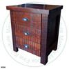 Wormy Maple Frontier Nightstand 24''W x 29.5''H x 18.5''D