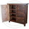 Wormy Maple Frontier Gentlemans Chest 50''W x 53''H x 20''D