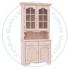 Maple Versailles Hutch And Buffet 40''W x 82''H x 18''D