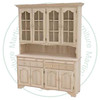 Maple Angel Cake Hutch And Buffet 62''W x 84''H x 18''D