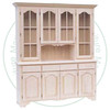 Maple Apple Pie Hutch And Buffet 62''W x 80''H x 18''D