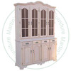 Maple Laurentian Hutch And Buffet 62''W x 84''H x 18''D