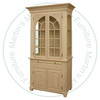 Maple Notre Dame Hutch And Buffet 48''W x 85''H x 18''D