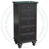 Maple Georgetown Lingerie Chest With 5 Drawers