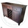 Maple Georgetown Sideboard 19.5'' Deep x 61.5'' Wide x 42'' High With 2 Wood Doors And 3 Drawers