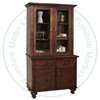 Maple Georgetown Hutch And Buffet 19.5'' Deep x 44.5'' Wide x 82'' High With 2 Drawers And 4 Doors