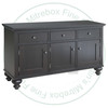 Maple Georgetown Sideboard 19.5'' Deep x 61.5'' Wide x 35.5'' High With 2 Wood Doors And 2 Drawers