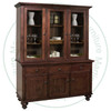 Maple Georgetown Hutch And Buffet 19.5'' Deep x 63'' Wide x 82'' High With 2 Drawers And 4 Doors