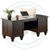 Maple Georgetown Office Desk 36'' Deep x 74'' Wide x 30'' High