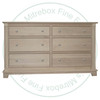 Maple Cleveland 6 Drawer Dresser