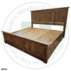 Maple Algonquin 6 Drawer Queen Condo Bed With Footboard