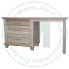Maple Algonquin Single Pedestal Desk 22'' Deep x 60'' Wide x 30'' High