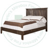 Maple Rustic Algonquin Double Panel Bed With Wraparound Footboard