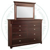 Pine Hudson Valley Double Dresser With 10 Drawers