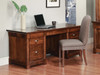 Pine Hudson Valley Office Desk With 2 File Drawers