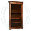 Pine Hudson Valley Bookcase Has 3 Adjustable Shelves