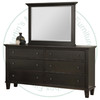 Pine Georgetown Deep Dresser With 6 Drawers