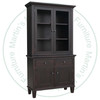 Pine Georgetown Hutch And Buffet 19.5'' Deep x 44.5'' Wide x 82'' High With 2 Drawers And 4 Doors