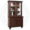 Pine Georgetown Hutch And Buffet 19.5'' Deep x 44.5'' Wide x 82'' High Has 2 Drawers And 4 Doors