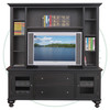 Pine Georgetown HDTV Cabinet With Hutch 19.5'' Deep x 74'' Wide x 80'' High