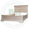 Pine Denmark Queen Bed With Boat Rails And Footboard