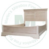 Pine Denmark King Bed With Boat Rails And Footboard