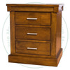 Pine Madrid 3 Drawer Night Stand