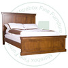 Pine Madrid Double Bed With Low Footboard