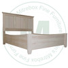 Pine Algonquin Queen Bed With Boat Rails And Footboard