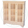 Oak Old Country Curio 54''W x 60''H x 16''D