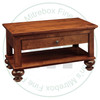 Oak Georgetown Condo Coffee Table 21'' Deep x 35'' Wide x 20'' High With 1 Drawer