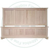 Oak Cleveland Double Bed With Low Footboard