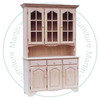 Wormy Maple Versailles Hutch And Buffet  52''W x 82''H x 18''D