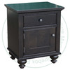 Wormy Maple Georgetown Nightstand With 1 Door And 1 Drawer