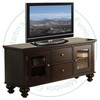 Wormy Maple Georgetown HDTV Cabinet 19.5'' Deep x 61.5'' Wide x 30'' High 3 Sliding Doors