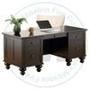 Wormy Maple Georgetown Office Desk 28'' Deep x 68'' Wide x 30'' High