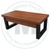 Wormy Maple T - L  Design Coffee Table 28'' Deep x 48'' Wide x 19'' High