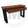 Wormy Maple T - L  Design Sofa Table 16'' Deep x 48'' Wide x 30'' High