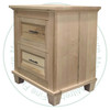 Wormy Maple Algonquin 2 Drawer Night Stand