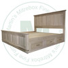 Wormy Maple Algonquin 6 Drawer Queen Condo Bed With Footboard