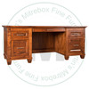 Wormy Maple Algonquin Executive Desk 28'' Deep x 72'' Wide x 30'' High