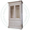 Maple Brentwood Deluxe Hutch 54''W x 90''H x 20''D