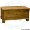 Pine Backwoods Mill sawn Blanket Box

